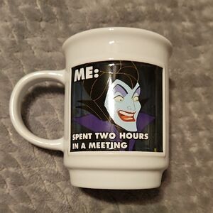 Disney White Mug with Villain Graphic